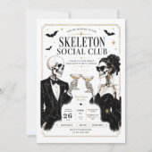 スケルトン社交クラブ ハロウィンコックテイルパーティー シーズンカード (正面)
