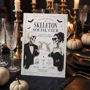 スケルトン社交クラブ ハロウィンコックテイルパーティー シーズンカード