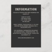 スケルトン結婚ボーンのエンクロージャカード エンクロージャーカード (正面)