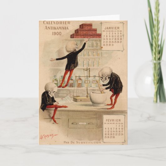 スケルトン薬局 カード (正面)