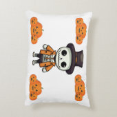 スケルトン装飾用クッション アクセントクッション (裏面(縦))