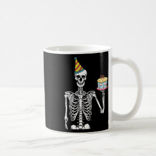 スケルトン誕生日パーティーレイジーハロウィーンの衣装おもしろい コーヒーマグカップ