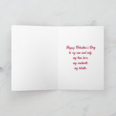 スケルトン踊り(ハート状フレームの前面) カード (内部)