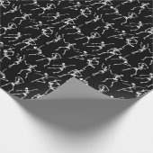 スケルトン踊り ラッピングペーパー (角)