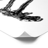 スケルトン遊のピアノ音楽おもしろい ポスター (角)