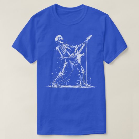 スケルトン遊はギター1 Tシャツ (デザイン正面)