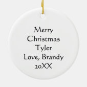 スケルトン遊ズディスクゴルフ セラミックオーナメント (裏面)