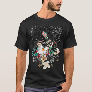 スケルトン遊ズピアノスケッチスケッチ抽象芸術アート Tシャツ