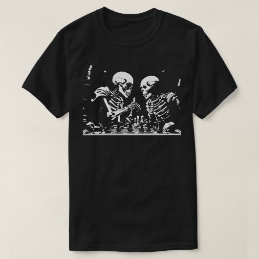 スケルトン遊チェッス3 Tシャツ (デザイン正面)