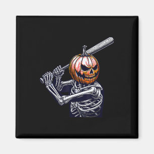 スケルトン遊野球選手ハロウィーン マグネット