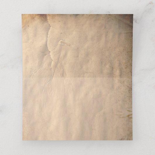 スケルトン鍵アンティーク結婚ゴシック プレイスカード (内部開封)