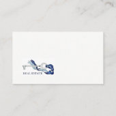 スケルトン鍵水色エステ実在ーモダント 名刺 (裏面)