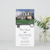 スケルトン鍵移動告知フォトカード 案内状 (スタンド正面)