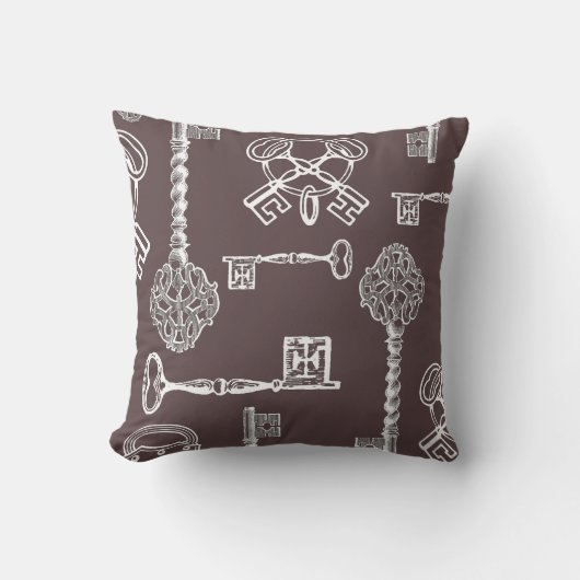 スケルトン鍵装飾用クッション クッション (正面)