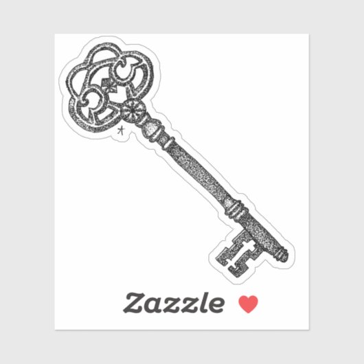 スケルトン鍵 シール (シート)