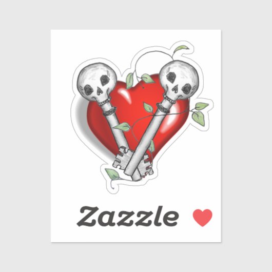 スケルトン鍵 シール (シート)