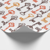 スケルトン鍵 ラッピングペーパー (角)