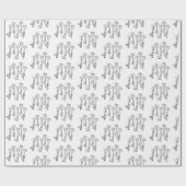 スケルトン鍵 ラッピングペーパー (フラット)