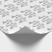 スケルトン鍵 ラッピングペーパー (角)