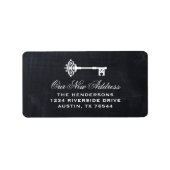 スケルトン鍵 |新し素朴いアドレス ラベル (正面)