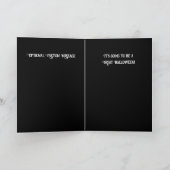 スケルトン間抜けハロウィーン シーズンカード (内部)