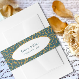 スケルトン離れアステカ金ゴールドカラー&警察青 招待状ベリーバンド