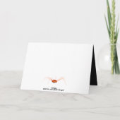 スケルトン食べズのハロウィーンキャンディ(スパイダー付き) カード (裏面)