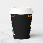 スケルトン食べズハロウィーンキャンディ 紙コップ (左)