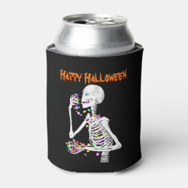 スケルトン食べズハロウィーンキャンディ 缶クーラー