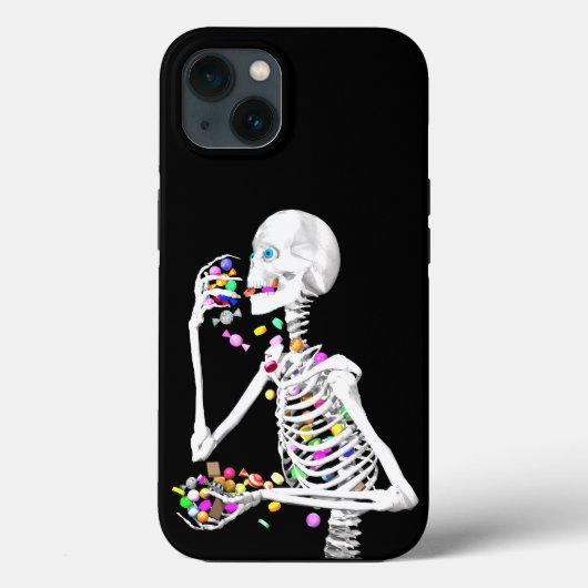 スケルトン食べズハロウィーンキャンディ Case-Mate iPhoneケース (裏面)