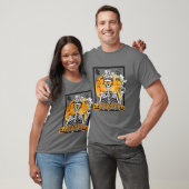 スケルトン飲みコーヒーおもしろいスカルハロウィンコス Tシャツ (ユニセックス)
