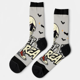 スケルトン魅力的ハロウィーンソックス – おもしろい&ユニーク ソックス