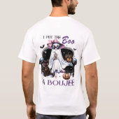 スケルトン魔女をポットする時間 Tシャツ (裏面)