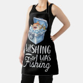 スケルトン魚釣りをテーマにした エプロン (インサイチュ)
