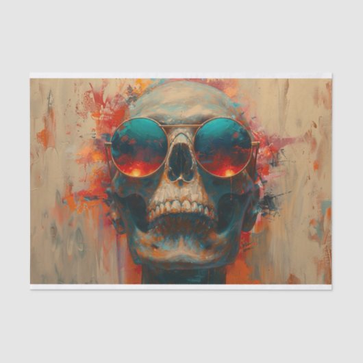 スケルトン1を飛ばす 薄葉紙 (正面)