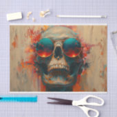 スケルトン1を飛ばす 薄葉紙 (クラフト)