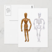 スケルトン100309 ポストカード (正面/裏面)