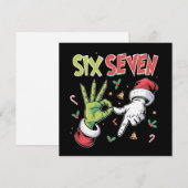 スケルトン6 7 クリスマス シックス セブン ミーム  Xmas (正面/裏面)