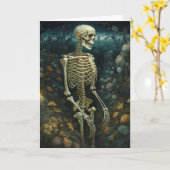 スケルトン・イン・ザ・ナイト・ガーデンすべての行事 カード (黄色い花)