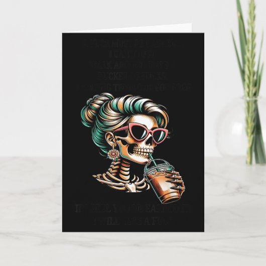 スケルトン ウーマン A を獲得するには努力が必要 私はただ歩き回るわけにはいかない カード (正面)