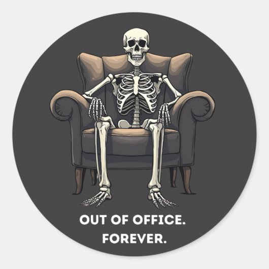 スケルトン、オフィス外 ラウンドシール (正面)