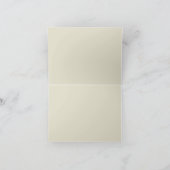 スケルトン カップルのウェディング サンキューカード (内部)