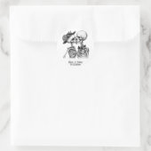 スケルトン カップル ラウンドシール (バッグ)