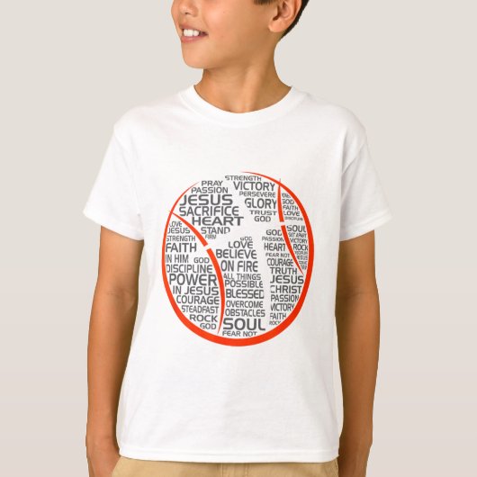 スケルトン キリスト教 アスリート 耶穌 Tシャツ (正面)
