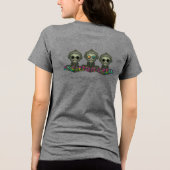 スケルトン・クルー トライブレンドTシャツ (裏面)