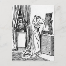 スケルトン・グール・モンスタビクトリアンー・ウーマン ポストカード