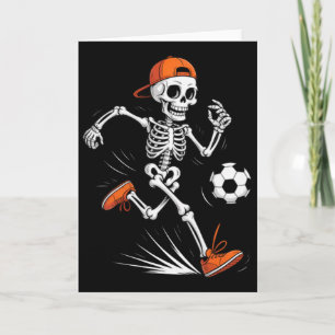 スケルトン サッカー ハロウィン コスチューム 面白い メンズ ボーイズ K カード