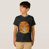 スケルトン ジムナスティックス ハロウィン 水平棒 Tシャツ (正面フル)