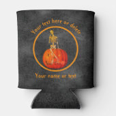 スケルトン・ジャッキパーソナライズされたン 缶クーラー (裏面)