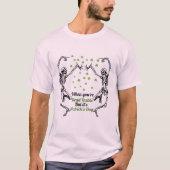 スケルトン・デッドの中だがパトリックの日だ Tシャツ (正面)